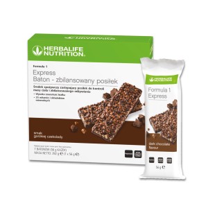 Batony Formuła 1 Express - smak gorzkiej czekolady 7 batonów
